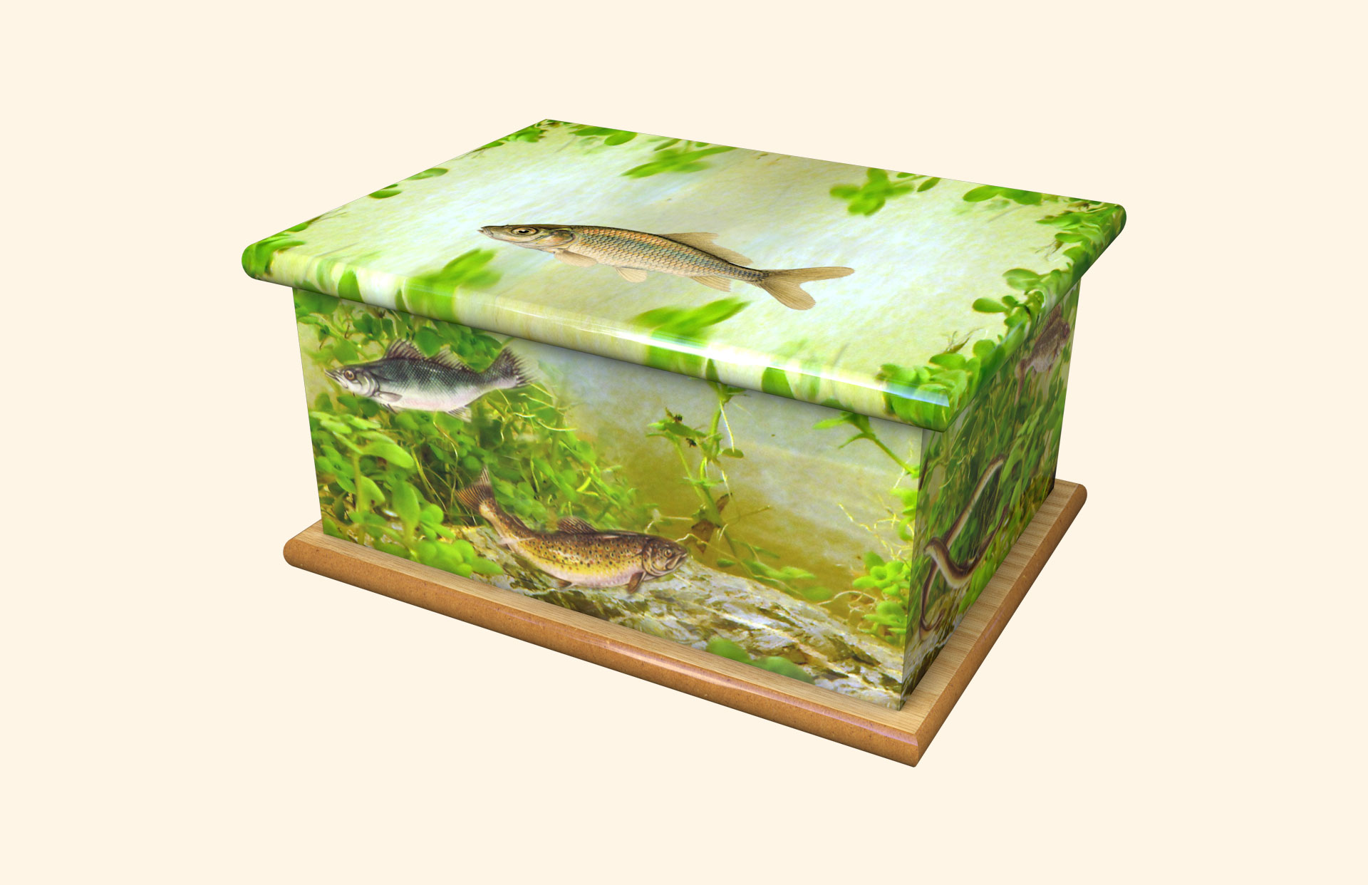 River Bed adult ashes casket